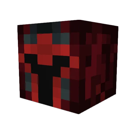 Trix1612 Minecraft avatar head, 3D render