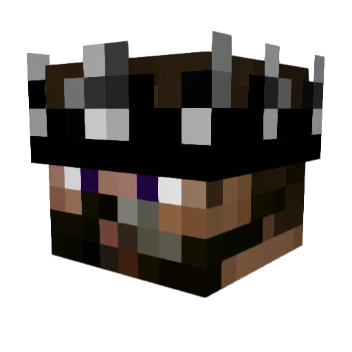 Trix_Trax Minecraft avatar head, 3D render