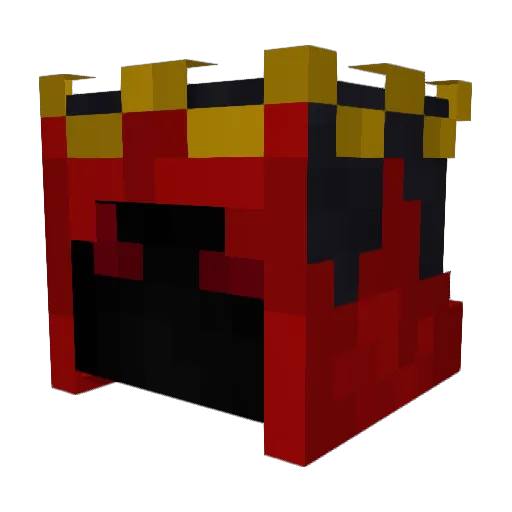 Trixh3ro Minecraft avatar head, 3D render