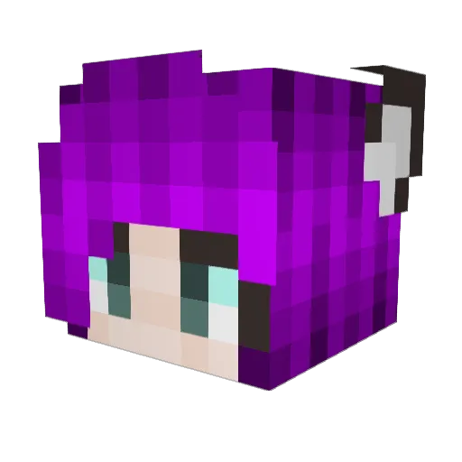 TrixiPix Minecraft avatar head, 3D render