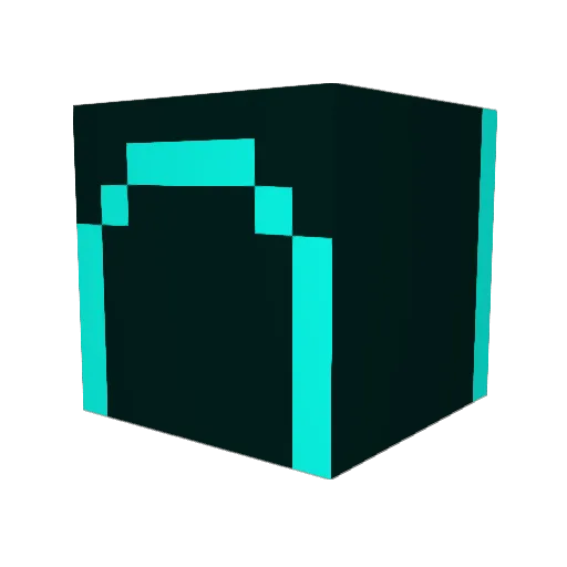 Trixmat77 Minecraft avatar head, 3D render