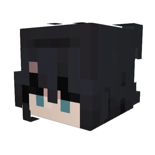 Trixnz Minecraft avatar head, 3D render