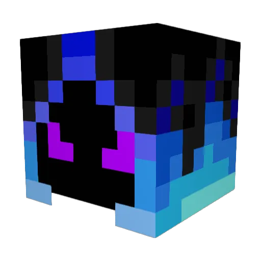 Trixonz Minecraft avatar head, 3D render