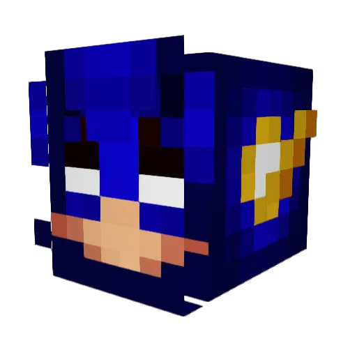 TrixsterTricky10 Minecraft avatar head, 3D render