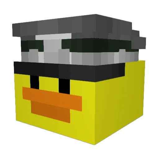 TrixxBruh Minecraft avatar head, 3D render