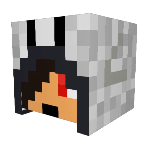 Trixy_GM Minecraft avatar head, 3D render