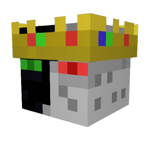 Trixzzz_ Minecraft avatar head, 3D render