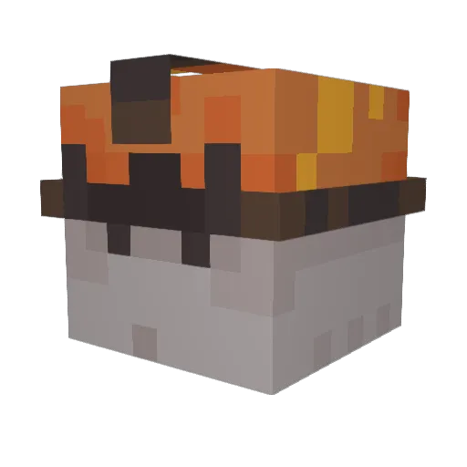 TrizSols Minecraft avatar head, 3D render