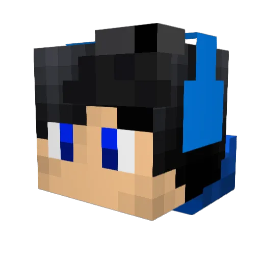 TroLMEEner657 Minecraft avatar head, 3D render