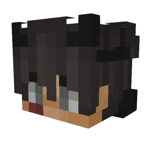 TroMixOnMc Minecraft avatar head, 3D render