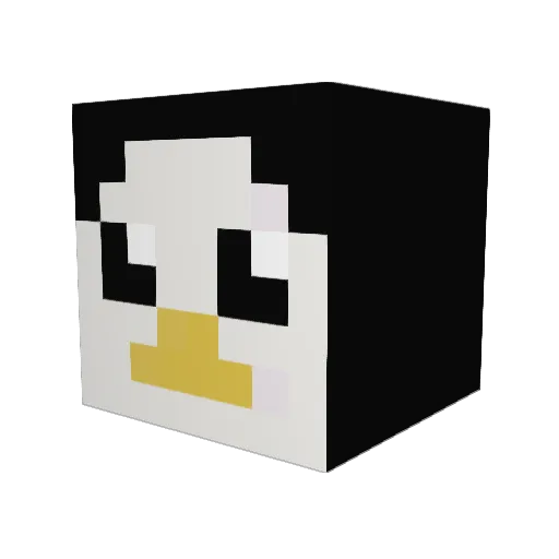 TroYBesT Minecraft avatar head, 3D render