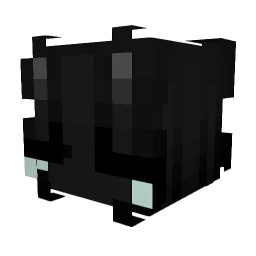 Troat Minecraft avatar head, 3D render