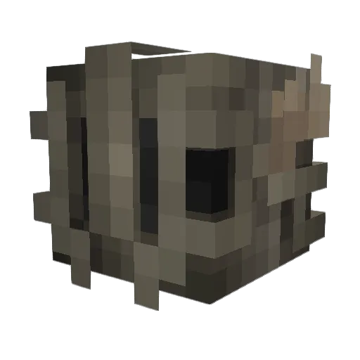 Troio Minecraft avatar head, 3D render