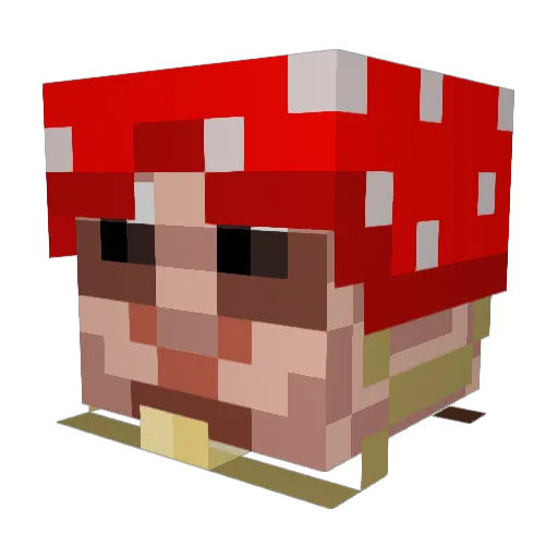TrojanCondoms Minecraft avatar head, 3D render