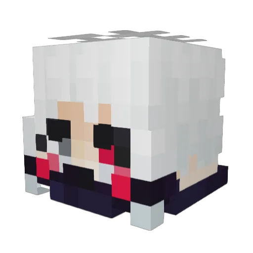 TrojanZ_ Minecraft avatar head, 3D render