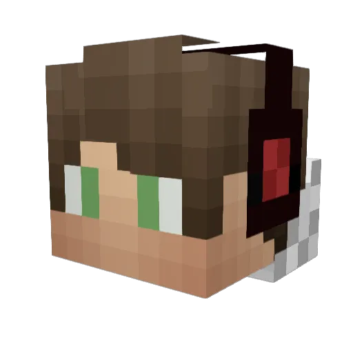 Trojan_Trixter Minecraft avatar head, 3D render