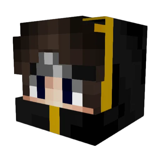 Trokx0156 Minecraft avatar head, 3D render