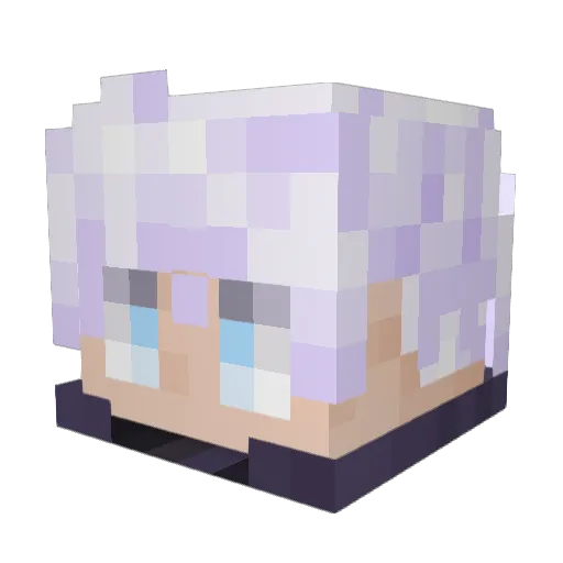 Trolindo Minecraft avatar head, 3D render