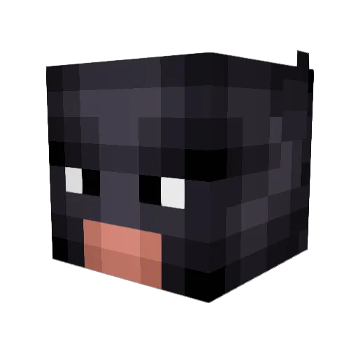 TrollGuyUK Minecraft avatar head, 3D render