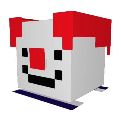 TrollKiDPL Minecraft avatar head, 3D render