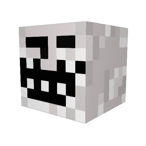 TrollMaster2069 Minecraft avatar head, 3D render