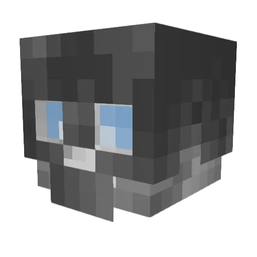 TrollStomper Minecraft avatar head, 3D render