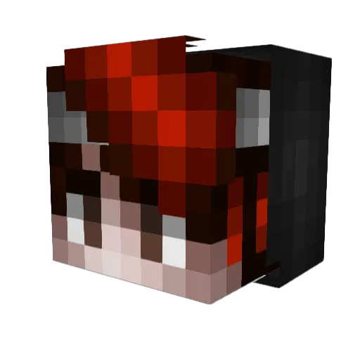 TrollStrqfe_ Minecraft avatar head, 3D render