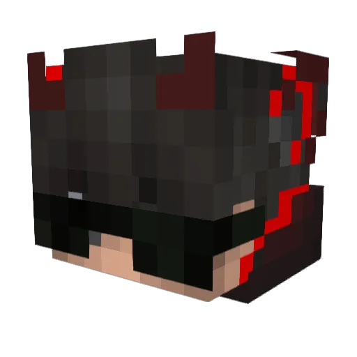 TrolledbySNIPER Minecraft avatar head, 3D render