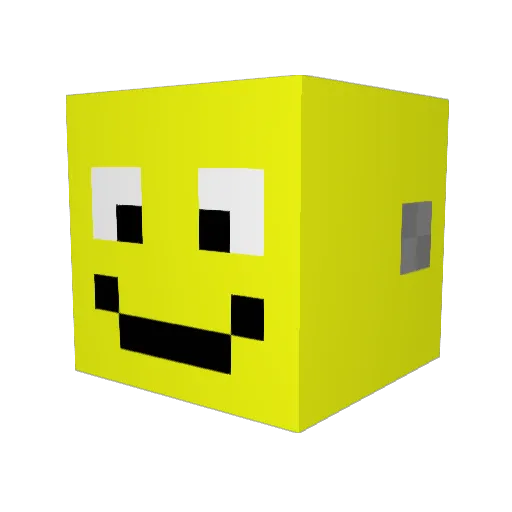 Trollex1955 Minecraft avatar head, 3D render