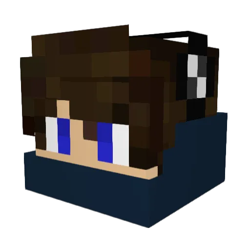 TrolloLOLfighter Minecraft avatar head, 3D render