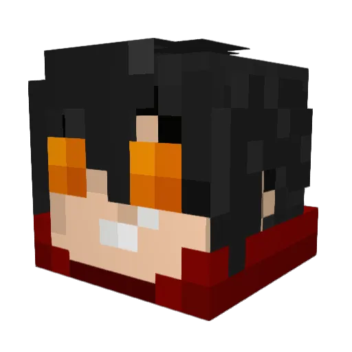 TrollzoreTheKing Minecraft avatar head, 3D render