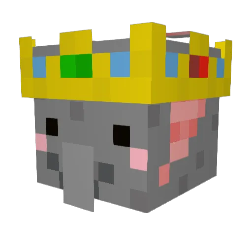 Trollzorsix9 Minecraft avatar head, 3D render