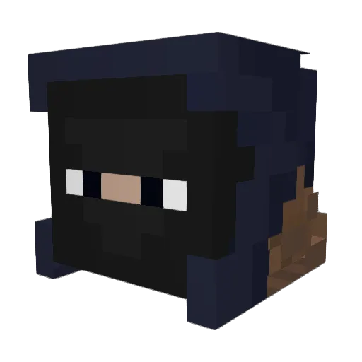 Trombley22 Minecraft avatar head, 3D render