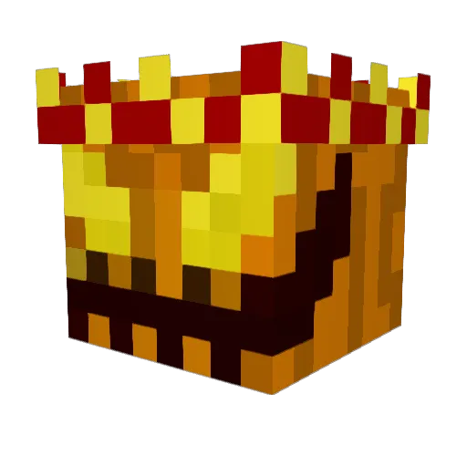 Tromkoll Minecraft avatar head, 3D render