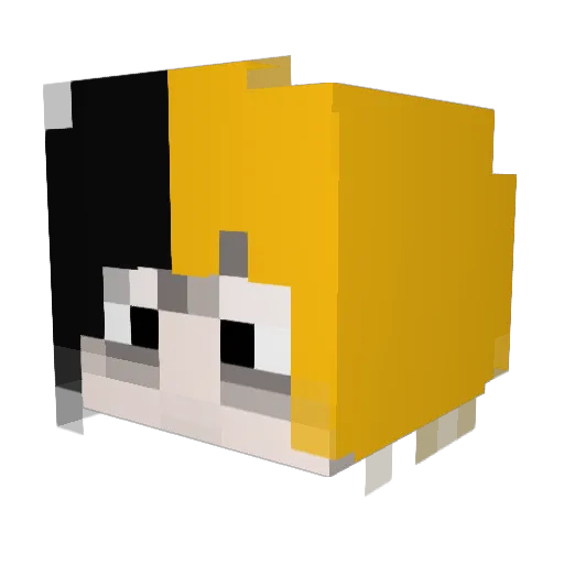 Tron2099 Minecraft avatar head, 3D render