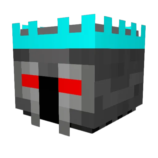 TronCreeper82 Minecraft avatar head, 3D render