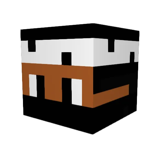 TronYuuBeast Minecraft avatar head, 3D render