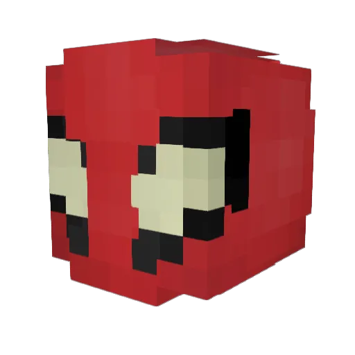 TroncoVK Minecraft avatar head, 3D render
