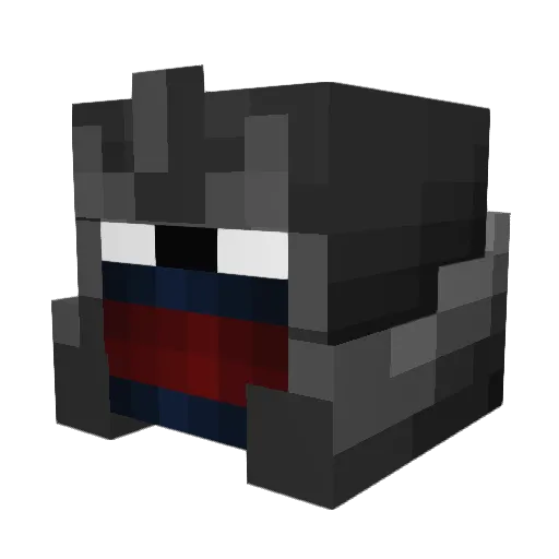 Tronor Minecraft avatar head, 3D render