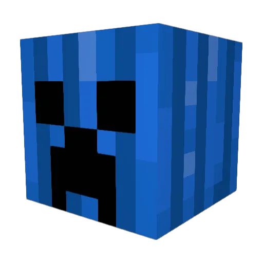 Trooooper Minecraft avatar head, 3D render