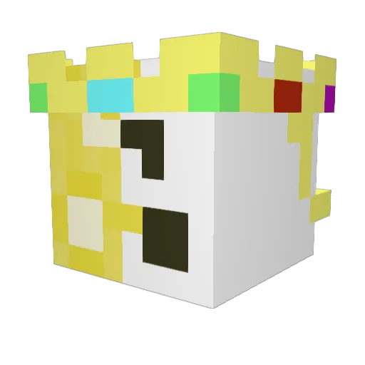 TrooperTru11 Minecraft avatar head, 3D render