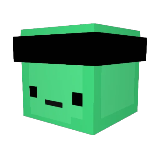 Troopic64 Minecraft avatar head, 3D render