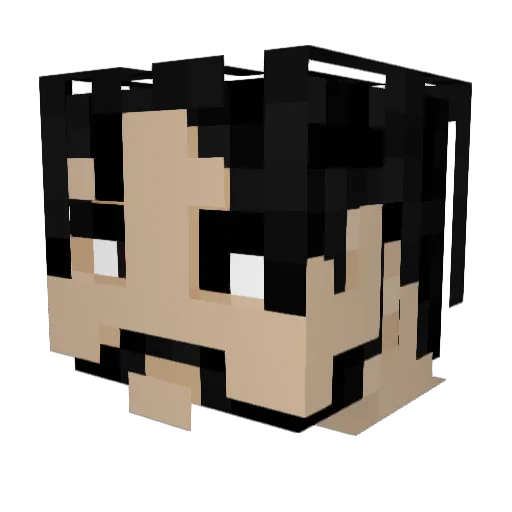 Trophium Minecraft avatar head, 3D render