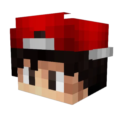 TropicoGames Minecraft avatar head, 3D render