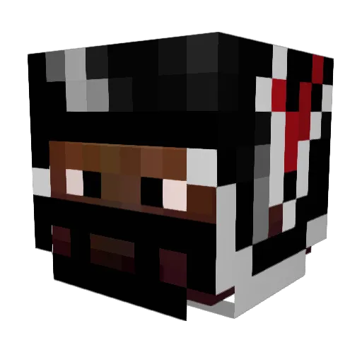Tropicz13 Minecraft avatar head, 3D render