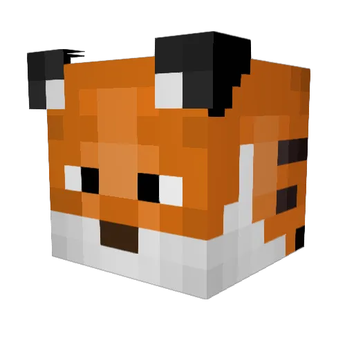 TropischerTiger Minecraft avatar head, 3D render