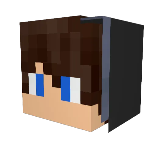 TroppFort Minecraft avatar head, 3D render
