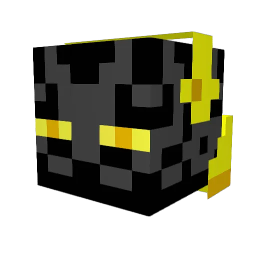 TroppixX Minecraft avatar head, 3D render