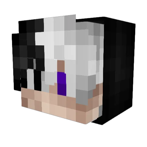Trosikmo Minecraft avatar head, 3D render
