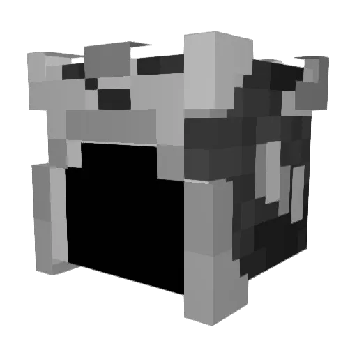 Trossyy Minecraft avatar head, 3D render